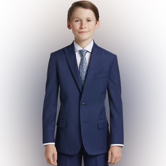 Calvin Klein Big Boys Blazer navy blue